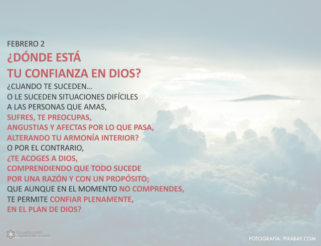 ¿Dónde está tu confianza en Dios?
